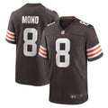 Men s Nike Kellen Mond Brown Cleveland Browns Game Player Jersey