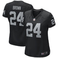 Willie Brown Las Vegas Raiders Nike Women s Game Retired Player Jersey   Black