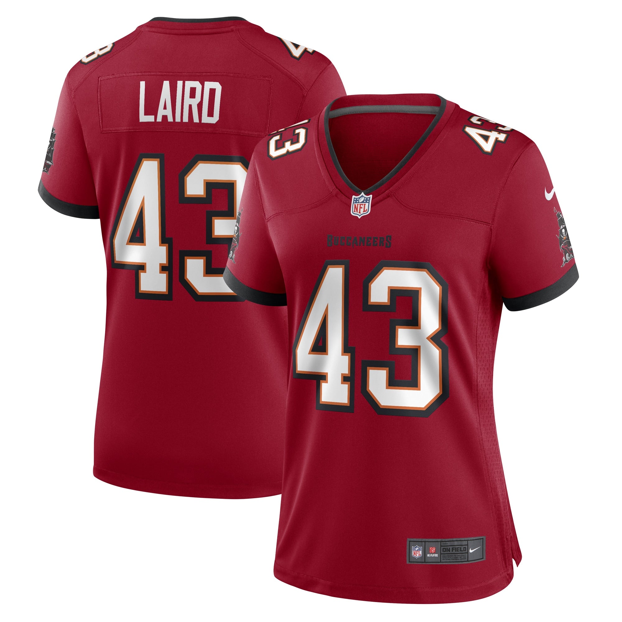 Patrick Laird Tampa Bay Buccaneers Nike Women s Game Player Jersey   Red