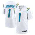 Men s Nike Quentin Johnston White Los Angeles Chargers Away Game Jersey