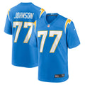 Zion Johnson Los Angeles Chargers Nike Player Game Jersey   Powder Blue