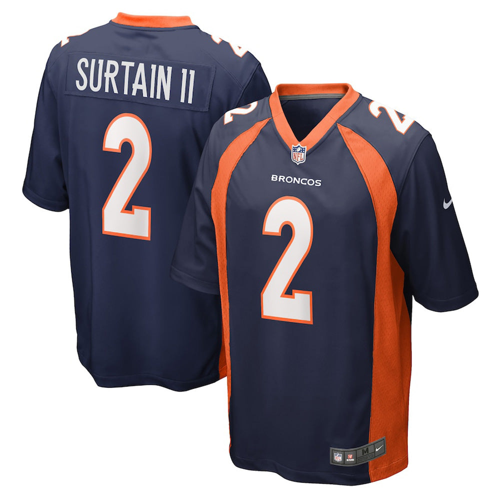 Youth Denver Broncos Patrick Surtain II Game Jersey   Navy