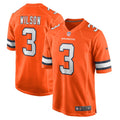Men s Nike  Russell Wilson  Orange Denver Broncos Alternate Game Jersey