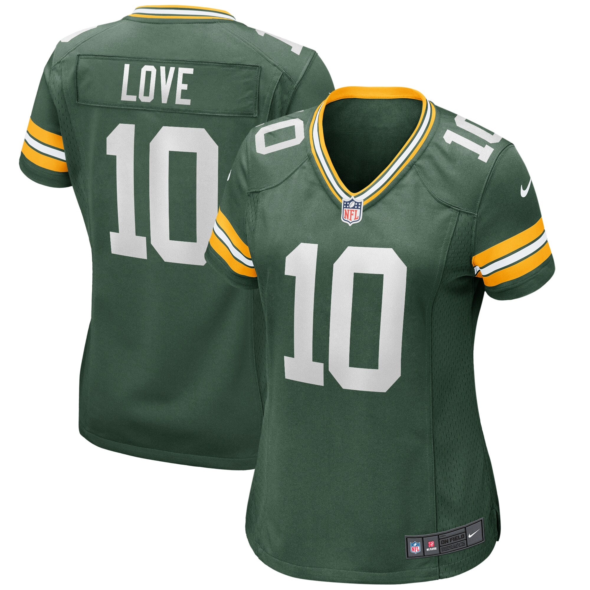 Jordans Love Green Bay Packers Nike Women s Game Jersey   Green