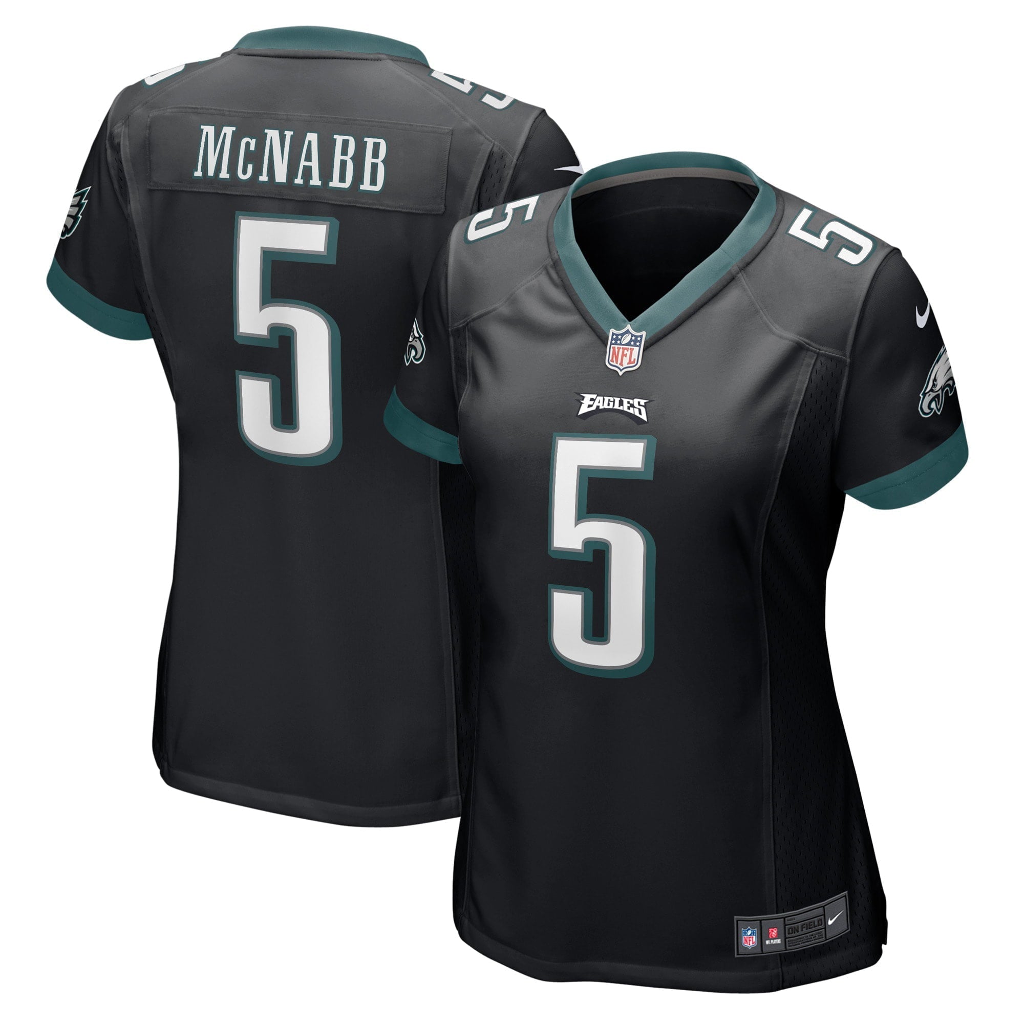 Women s Nike Donovan McNabb Black Philadelphia Eagles Retired Player Jersey