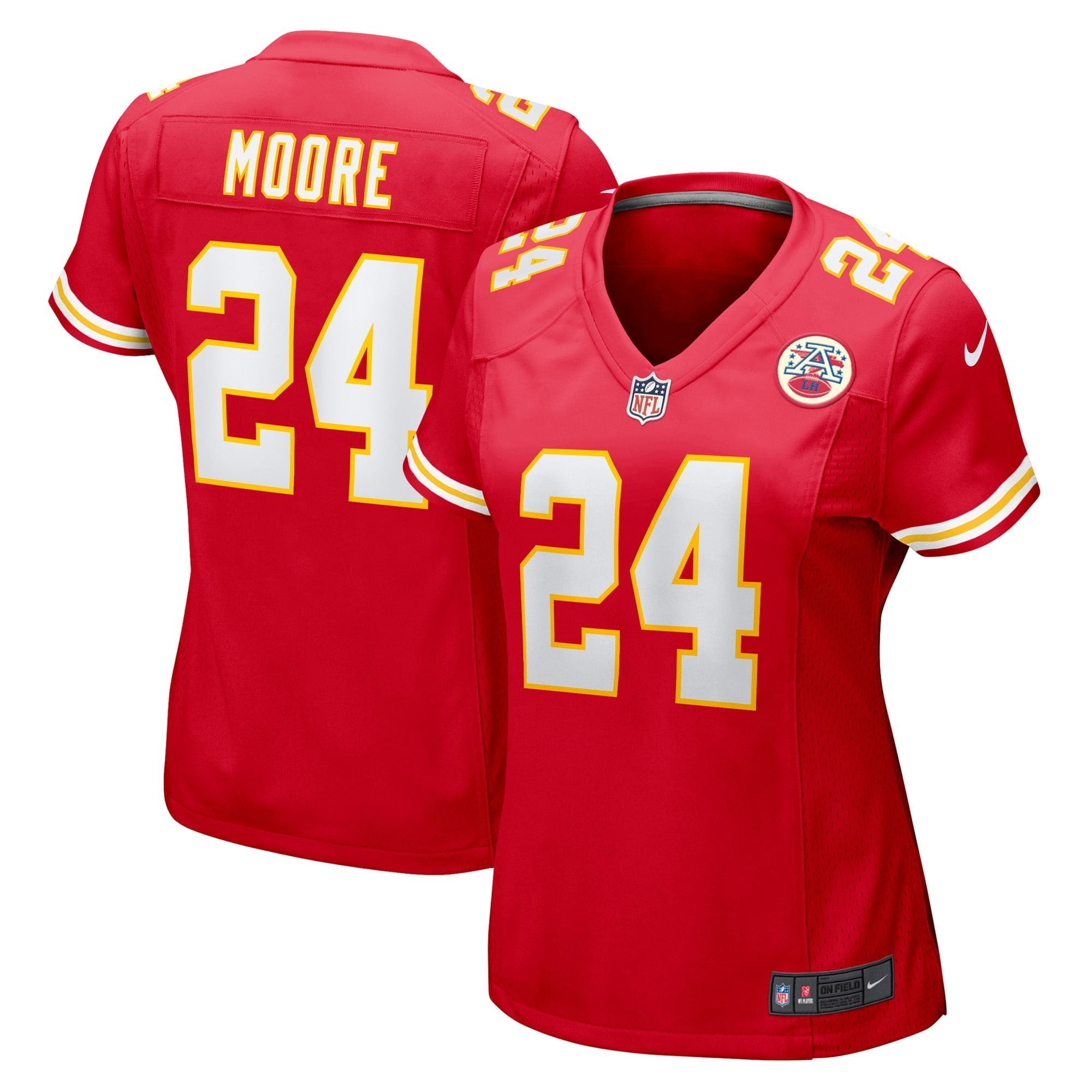 Women s Nike Skyy Moore Red Kansas City Chiefs Game Player Jersey