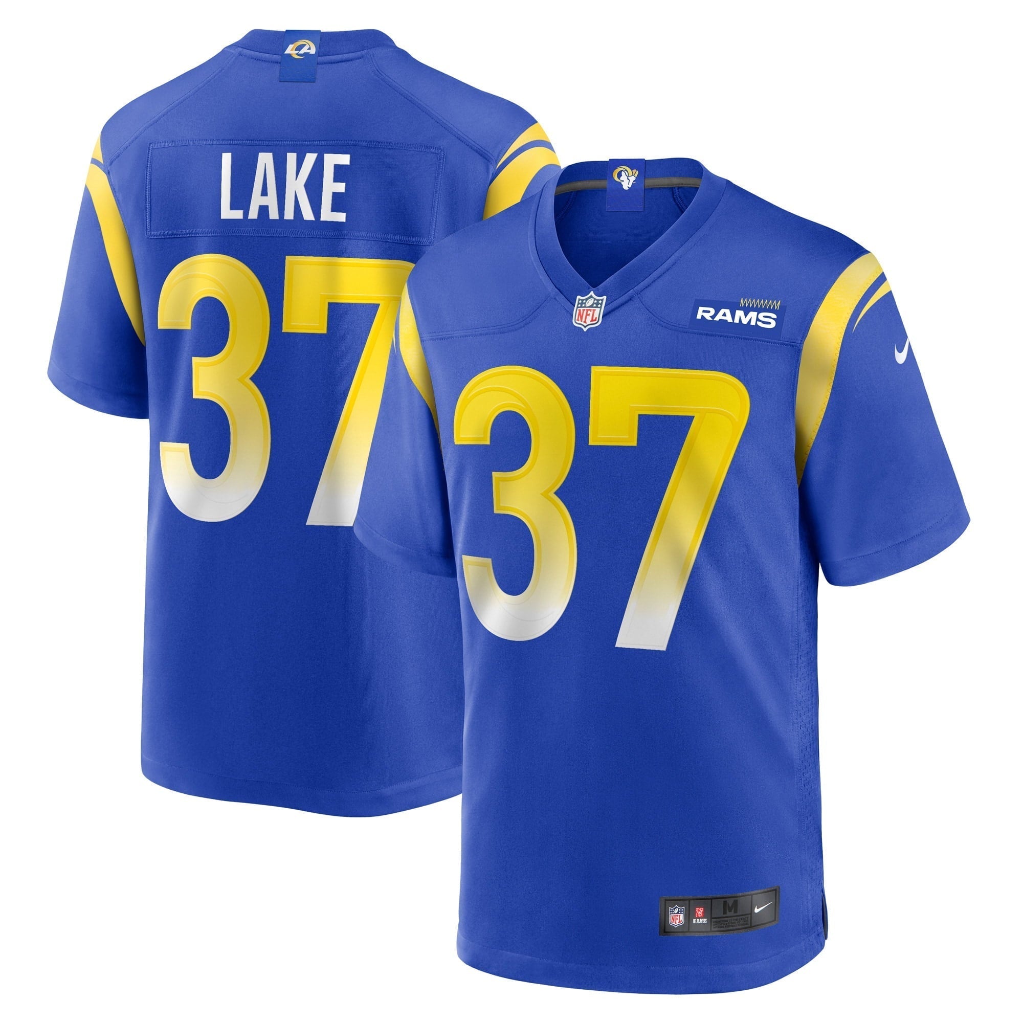 Men s Nike Quentin Lake Royal Los Angeles Rams Game Player Jersey