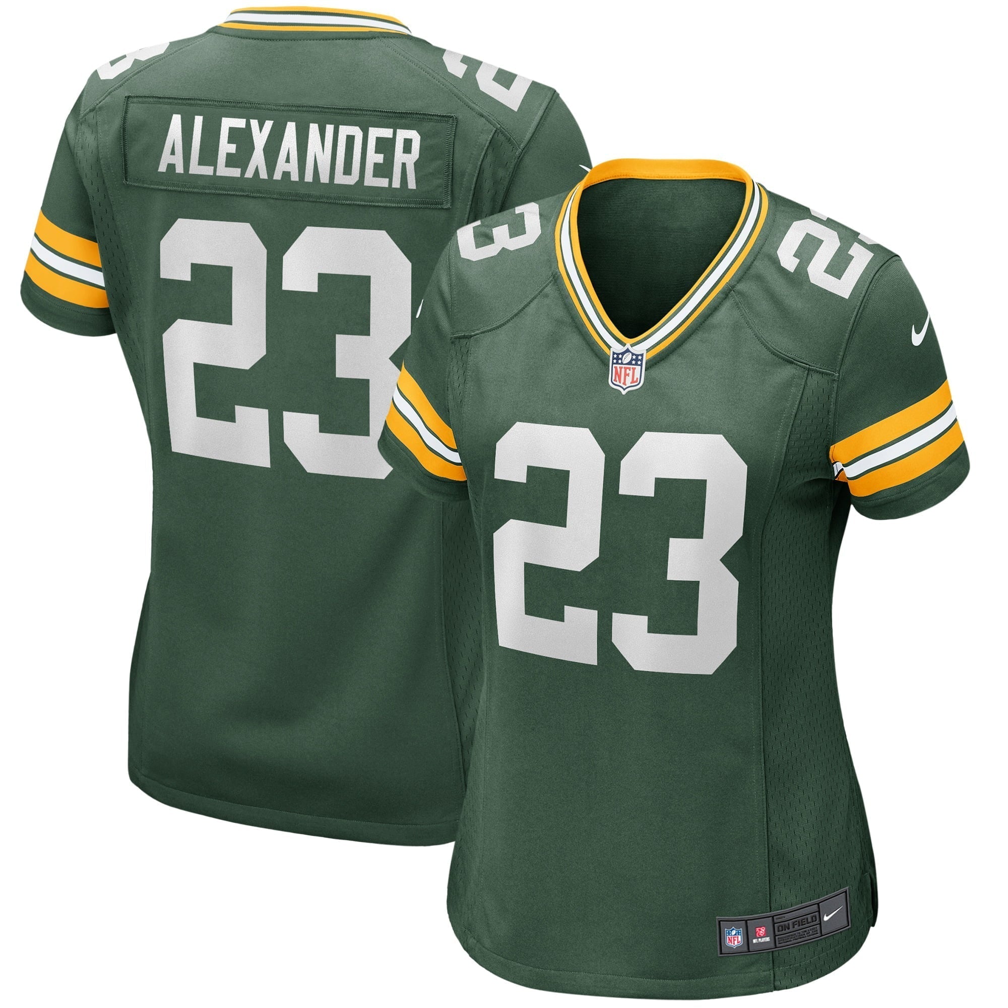 Women s Nike Jaire Alexander Green Green Bay Packers Game Jersey