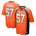 Men s Nike Billy Turner Orange Denver Broncos Game Player Jersey