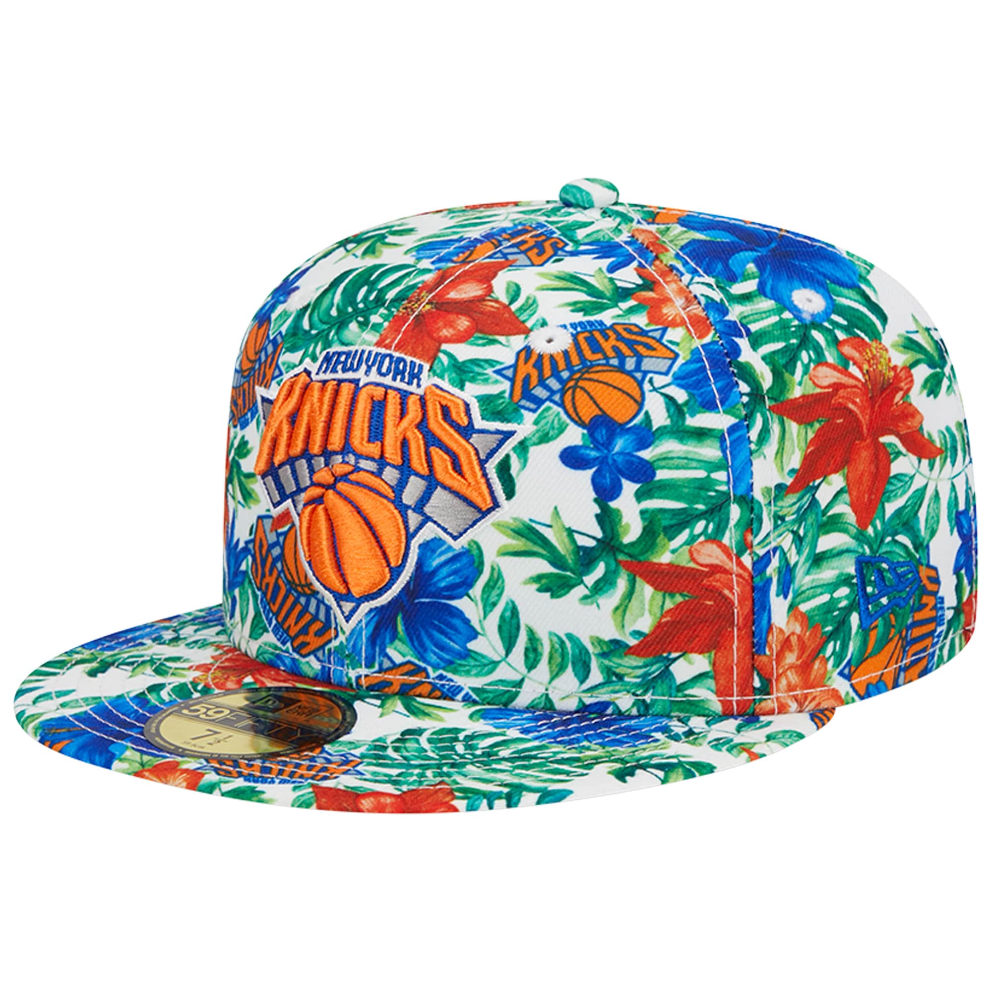 New York Knicks New Era Tropical Hibiscus 59FIFTY Fitted Hat
