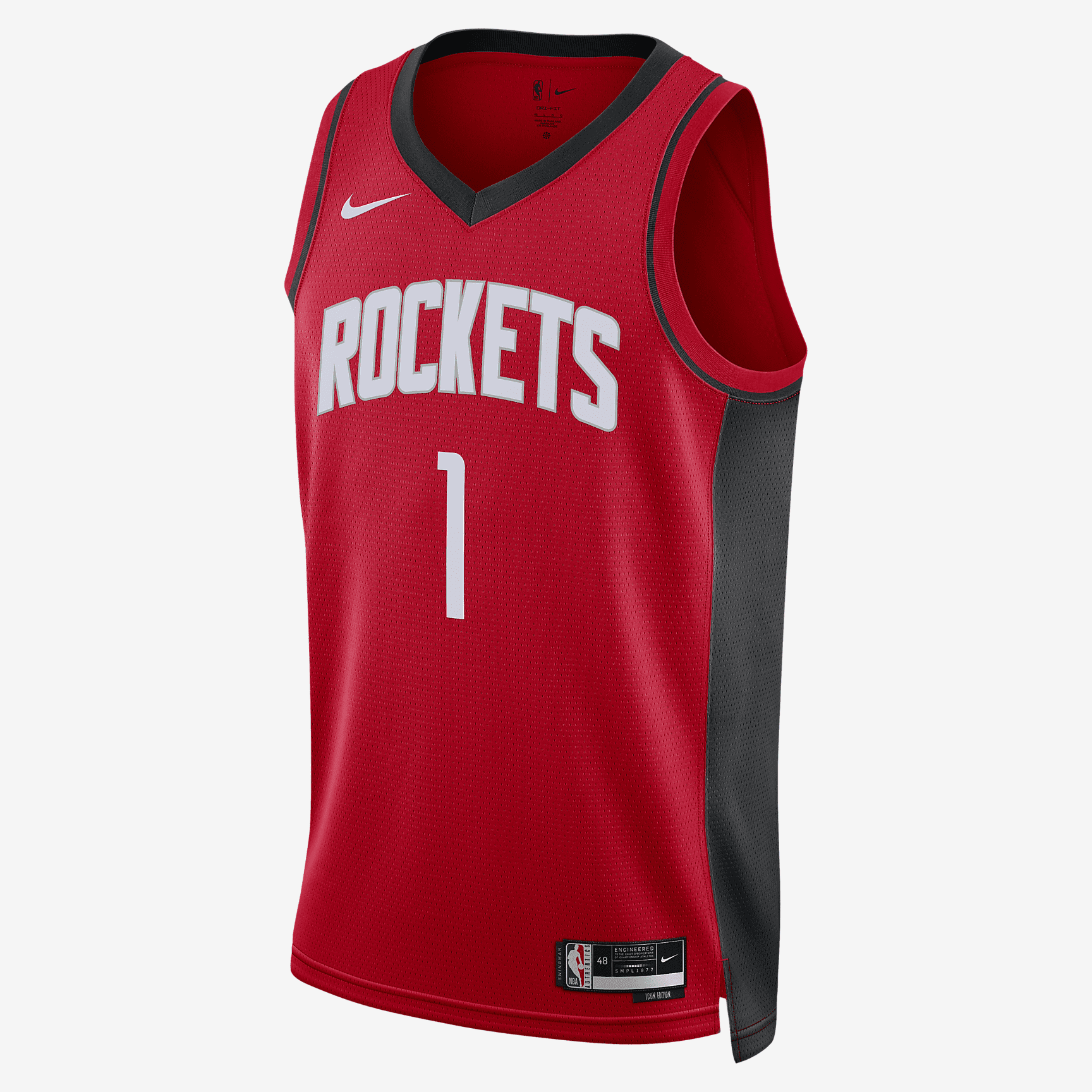 Houston Rockets Icon Edition 2022/23 Nike Dri-FIT NBA Swingman Jersey - University Red