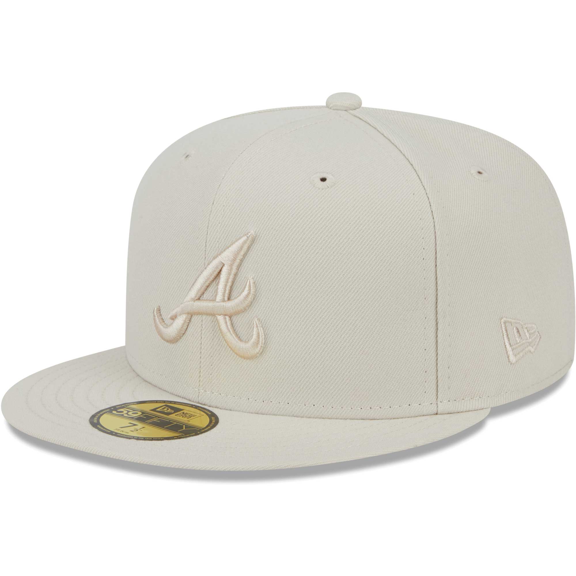 Atlanta Braves New Era Tonal 59FIFTY Fitted Hat - Khaki