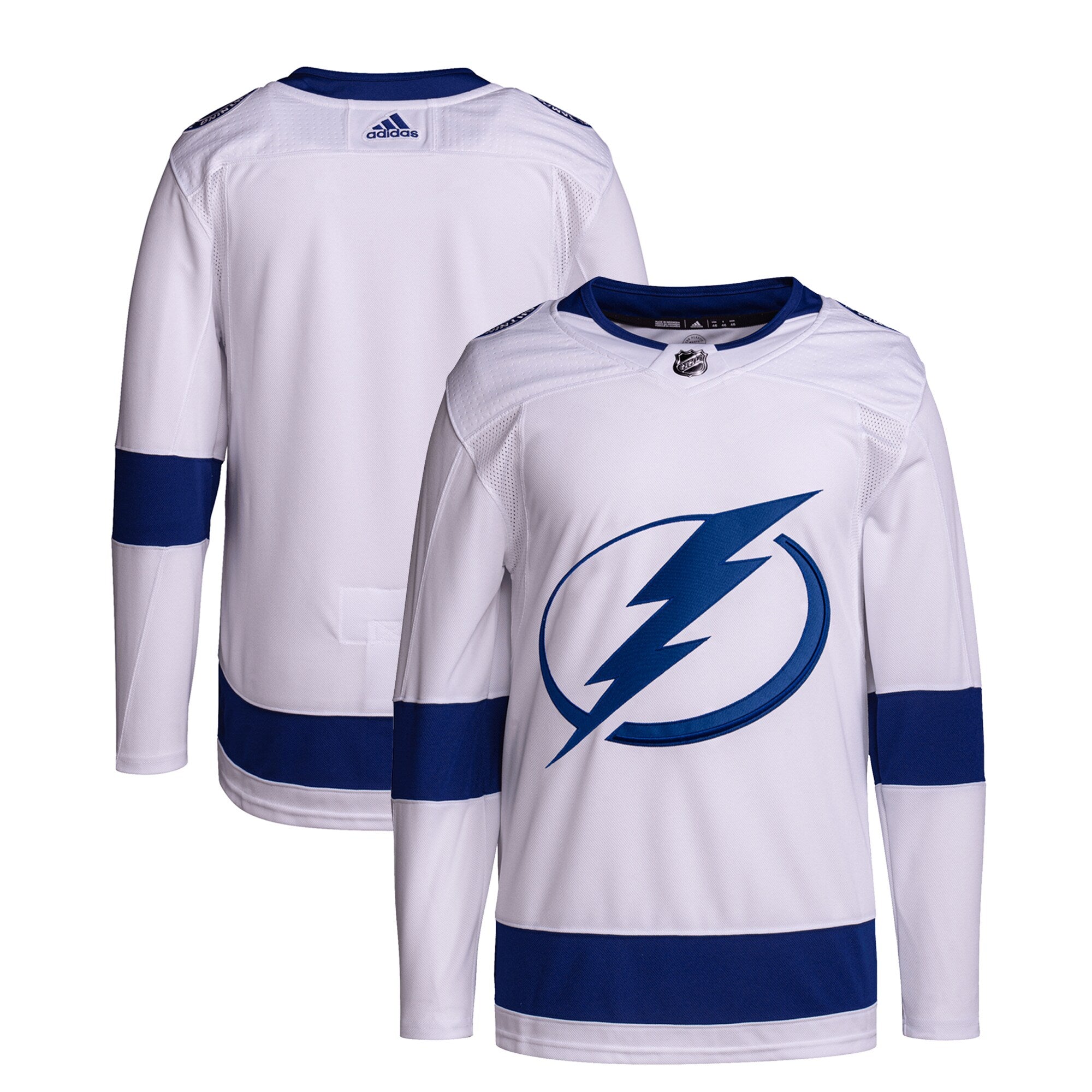 Tampa Bay Lightning adidas Away Primegreen Authentic Pro Jersey White
