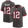 Tom Brady Tampa Bay Buccaneers Nike Alternate Game Jersey   Pewter