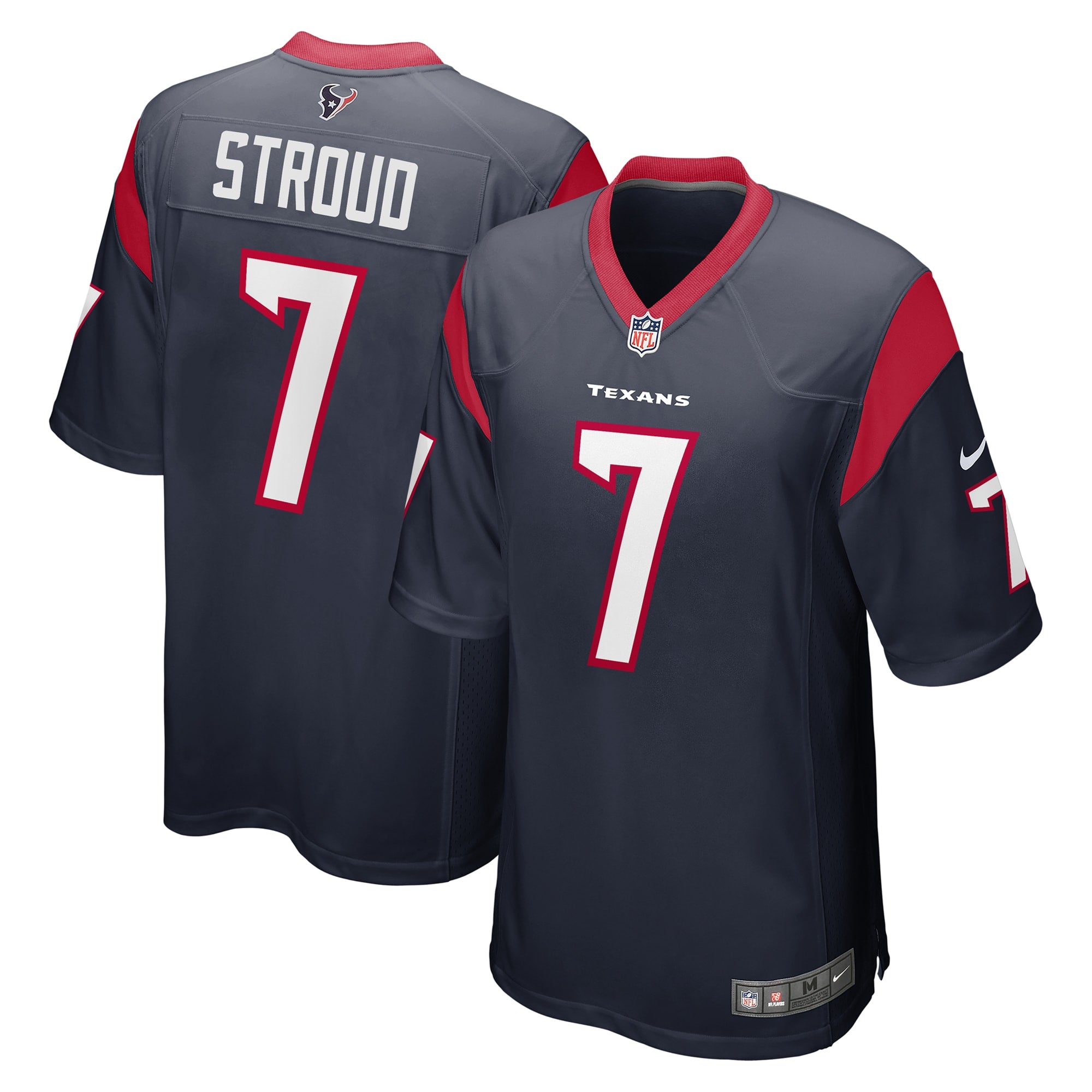 C.J. Stroud Houston Texans Nike 2023 NFL Draft First Round Pick Game Jersey   Navy