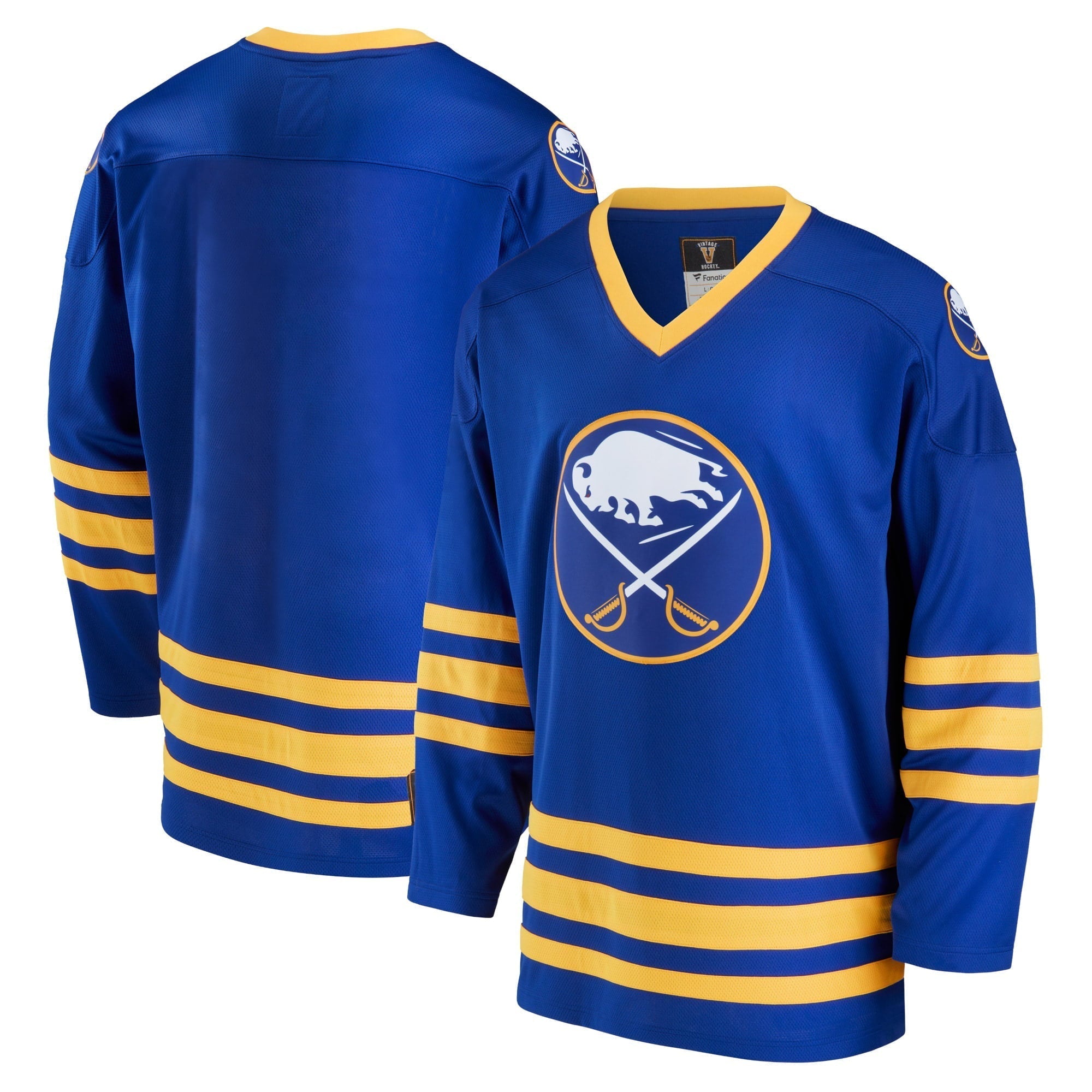 Men's Fanatics Branded Royal Buffalo Sabres Premier Breakaway Heritage Jersey