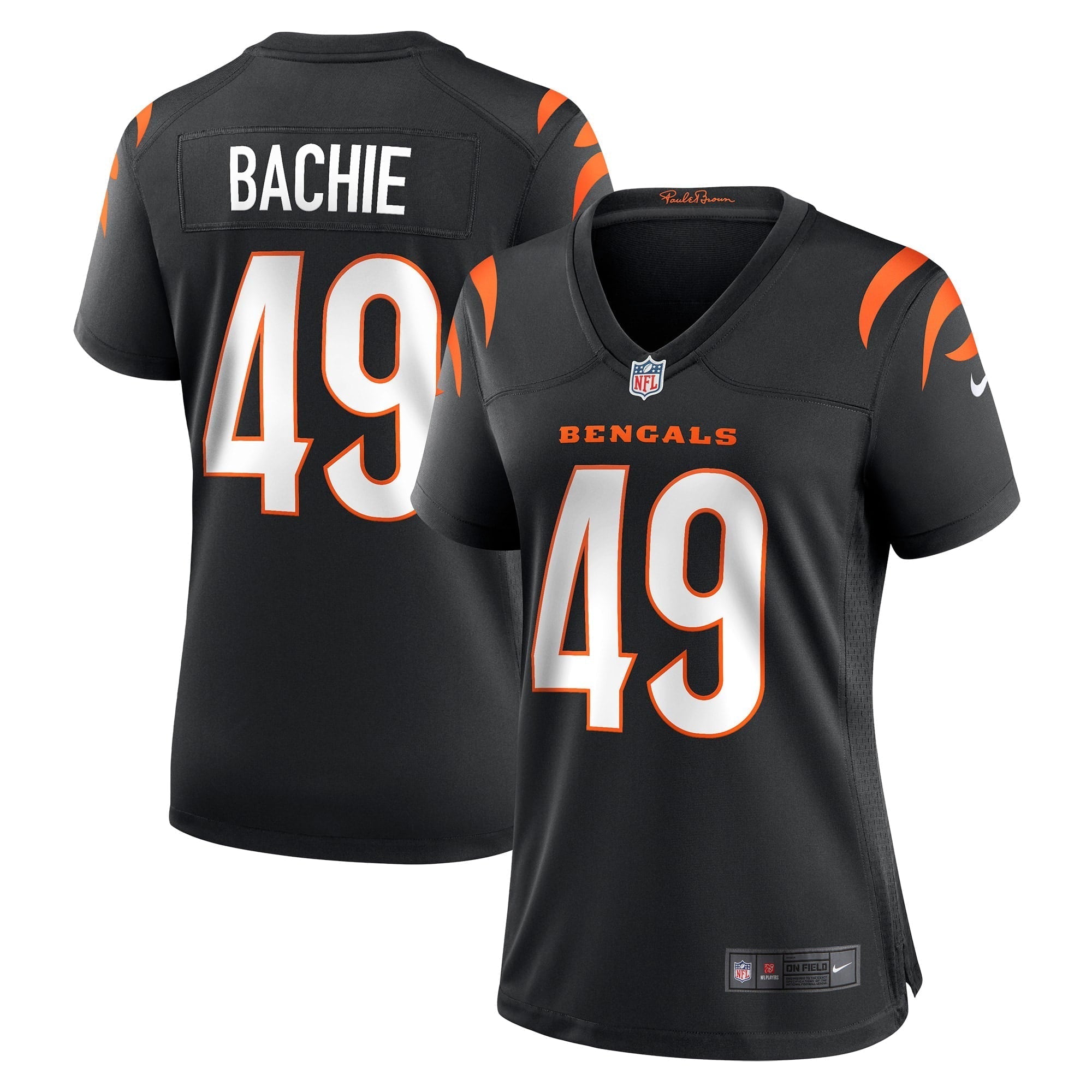 Women s Nike Joe Bachie Black Cincinnati Bengals Game Jersey