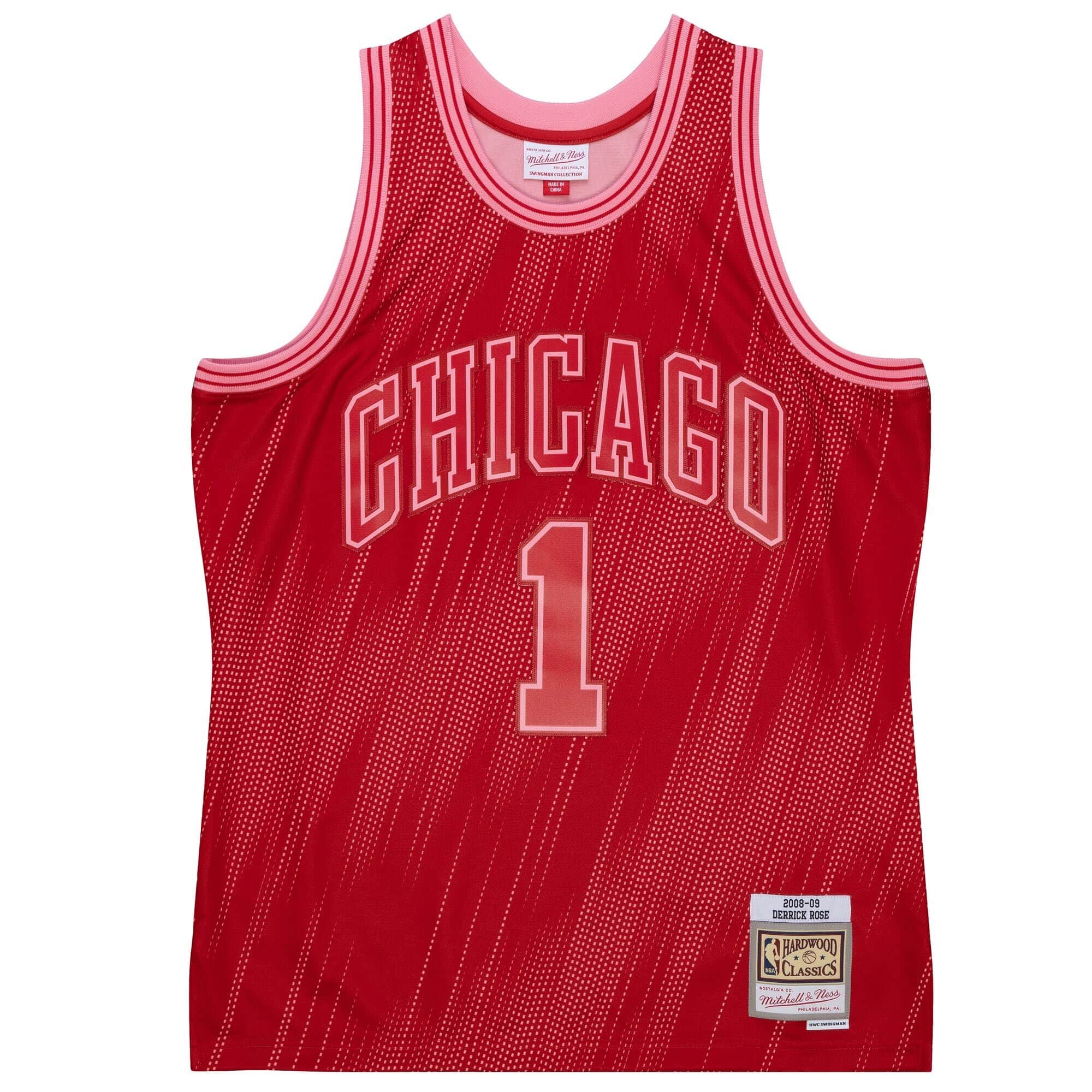 Monochrome Swingman Derrick Rose Chicago Bulls 2008-09 Jersey
