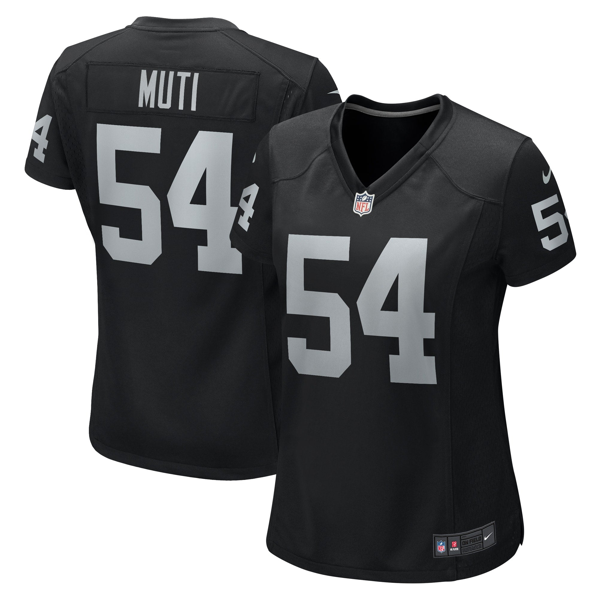 Netane Muti Las Vegas Raiders Nike Women s Team Game Jersey    Black