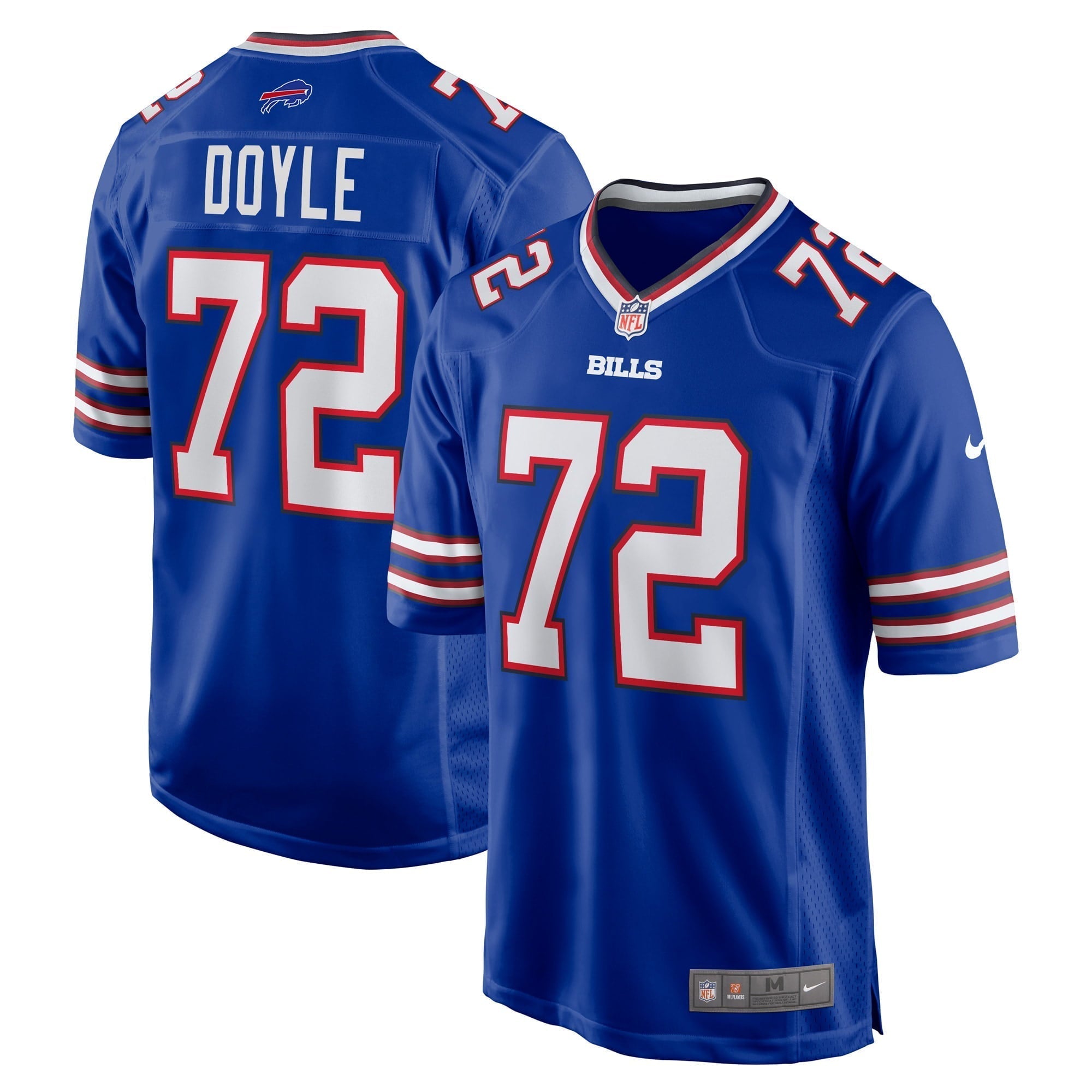 Men s Nike Tommy Doyle Royal Buffalo Bills Game Player Jersey