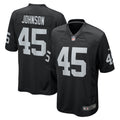 Jaquan Johnson Las Vegas Raiders Nike Game Player Jersey   Black