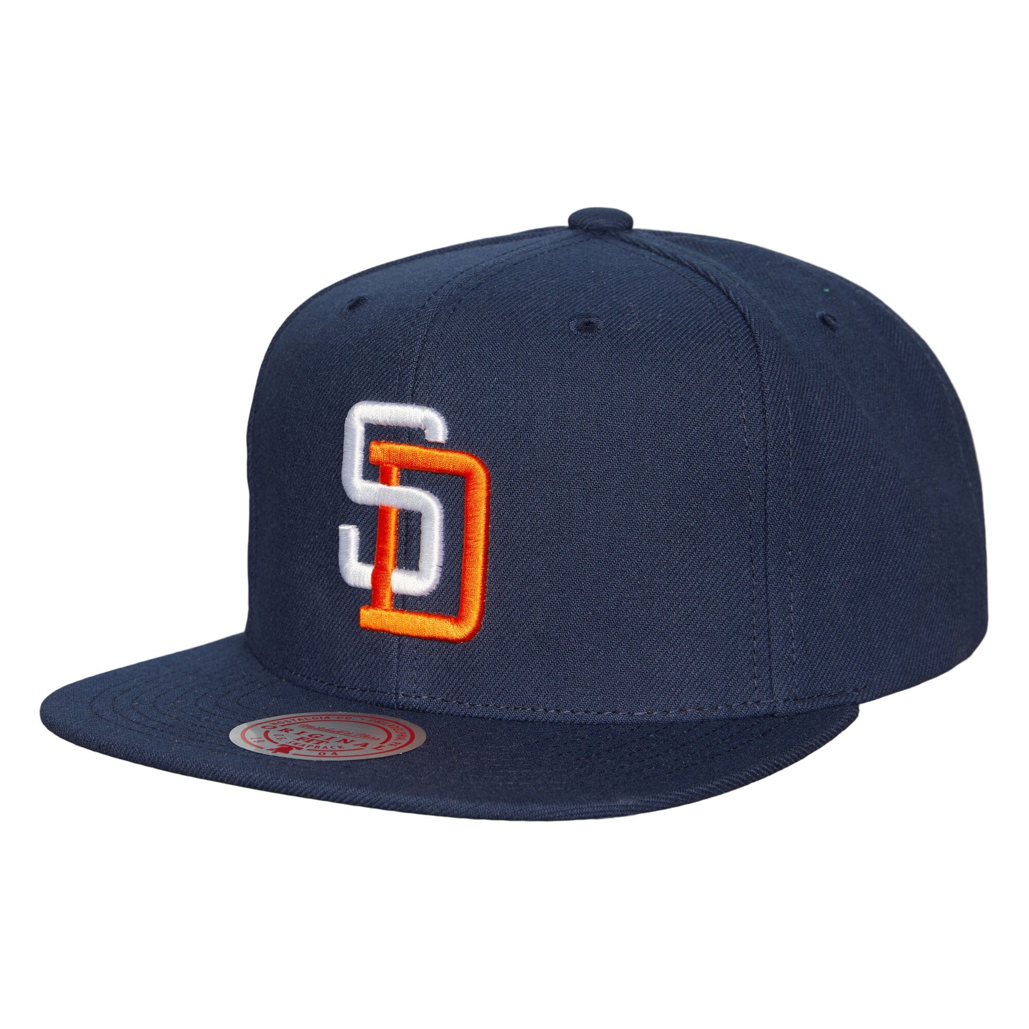 San Diego Padres Mitchell & Ness Cooperstown Collection Evergreen Snapback Hat - Navy