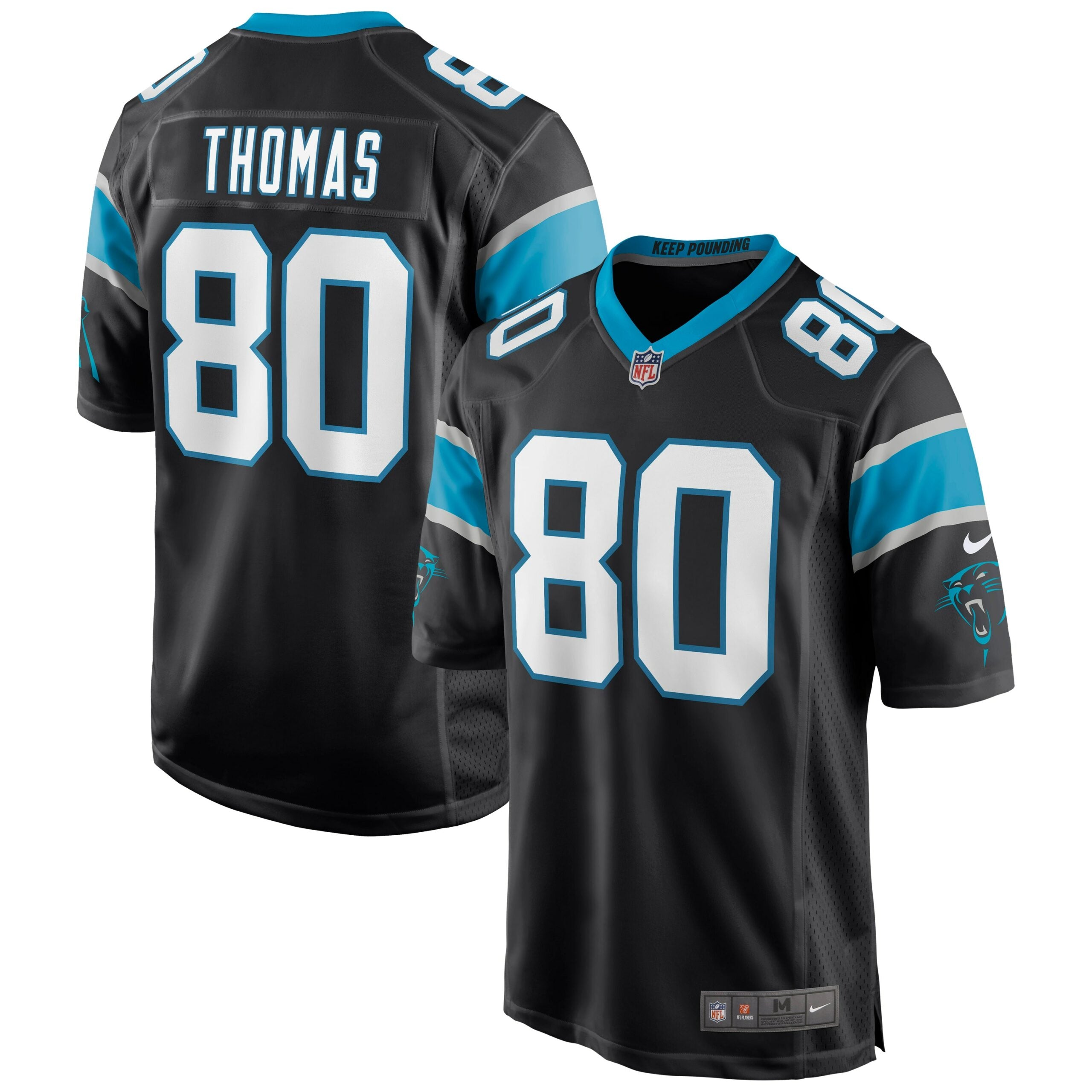 Ian Thomas Carolina Panthers Nike Game Jersey   Black