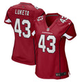 Women s Nike Jesse Luketa Cardinal Arizona Cardinals Game Player Jersey