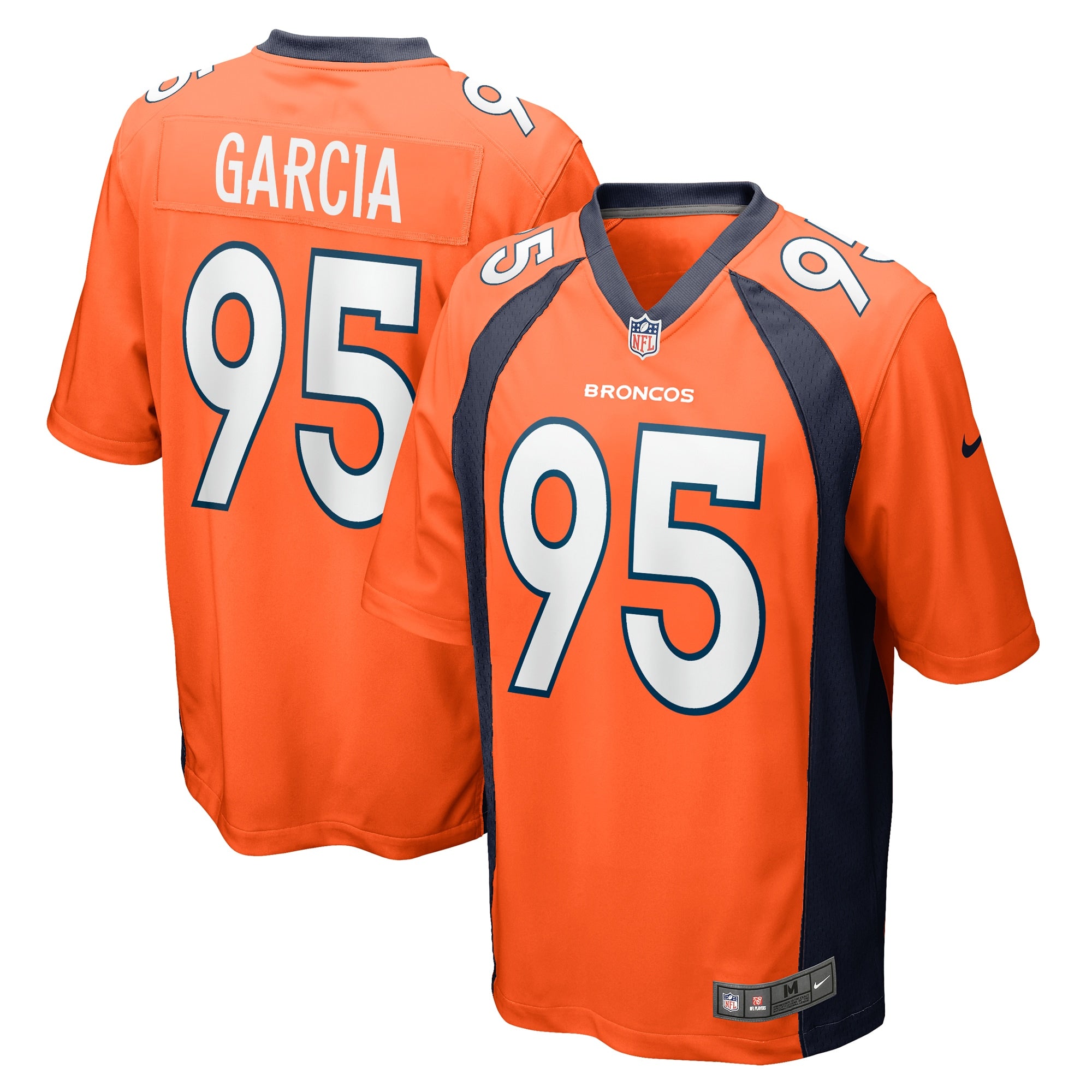 Elijah Garcia Denver Broncos Nike Team Game Jersey    Orange