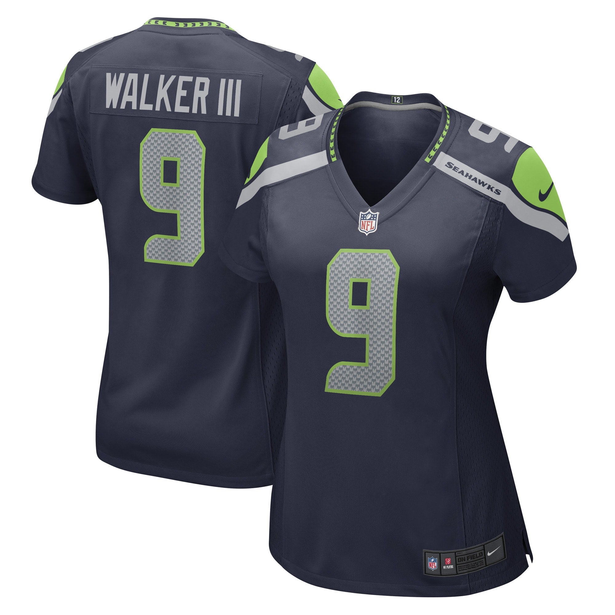 Kenneth Walker III Seattle Seahawks Nike Women s Player Jersey Navy