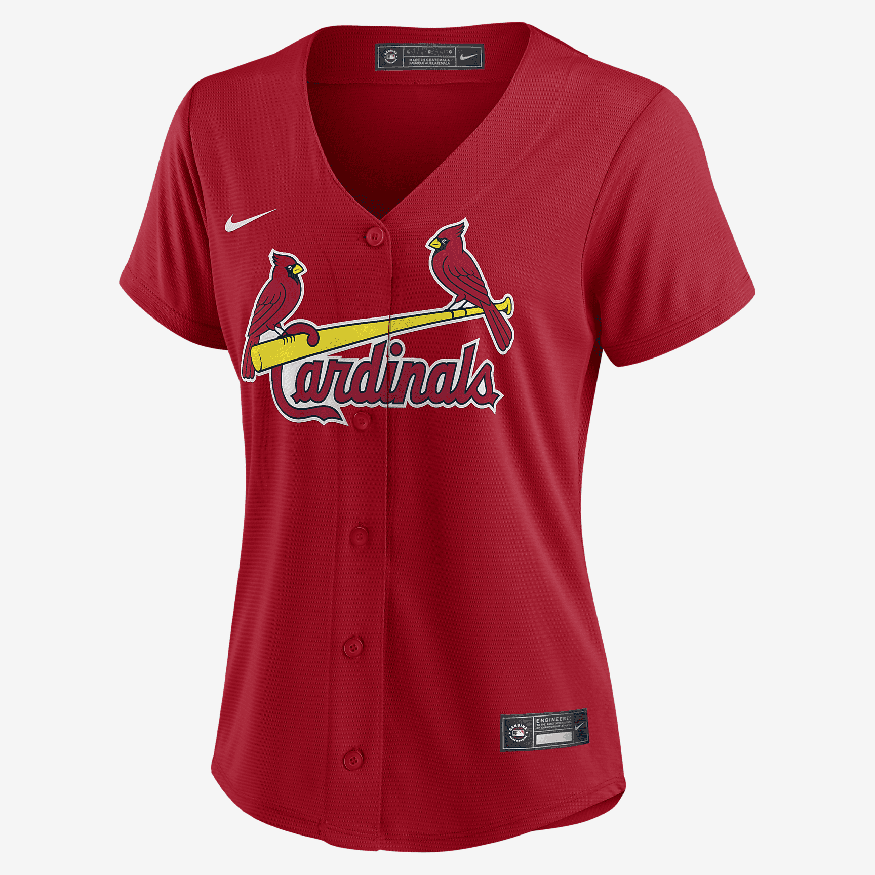 MLB St. Louis Cardinals Women's Replica Baseball Jersey - Red