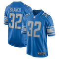 Brian Branch Detroit Lions Nike 2023 NFL Draft Pick Game Jersey   Blue