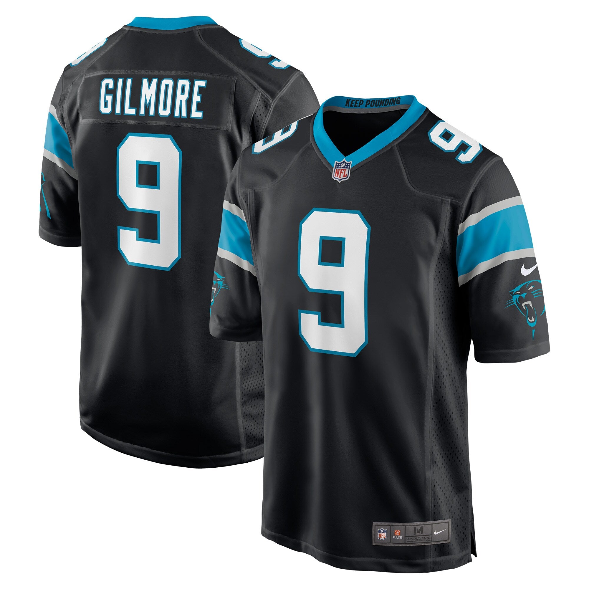 Stephon Gilmore Carolina Panthers Nike Game Jersey   Black