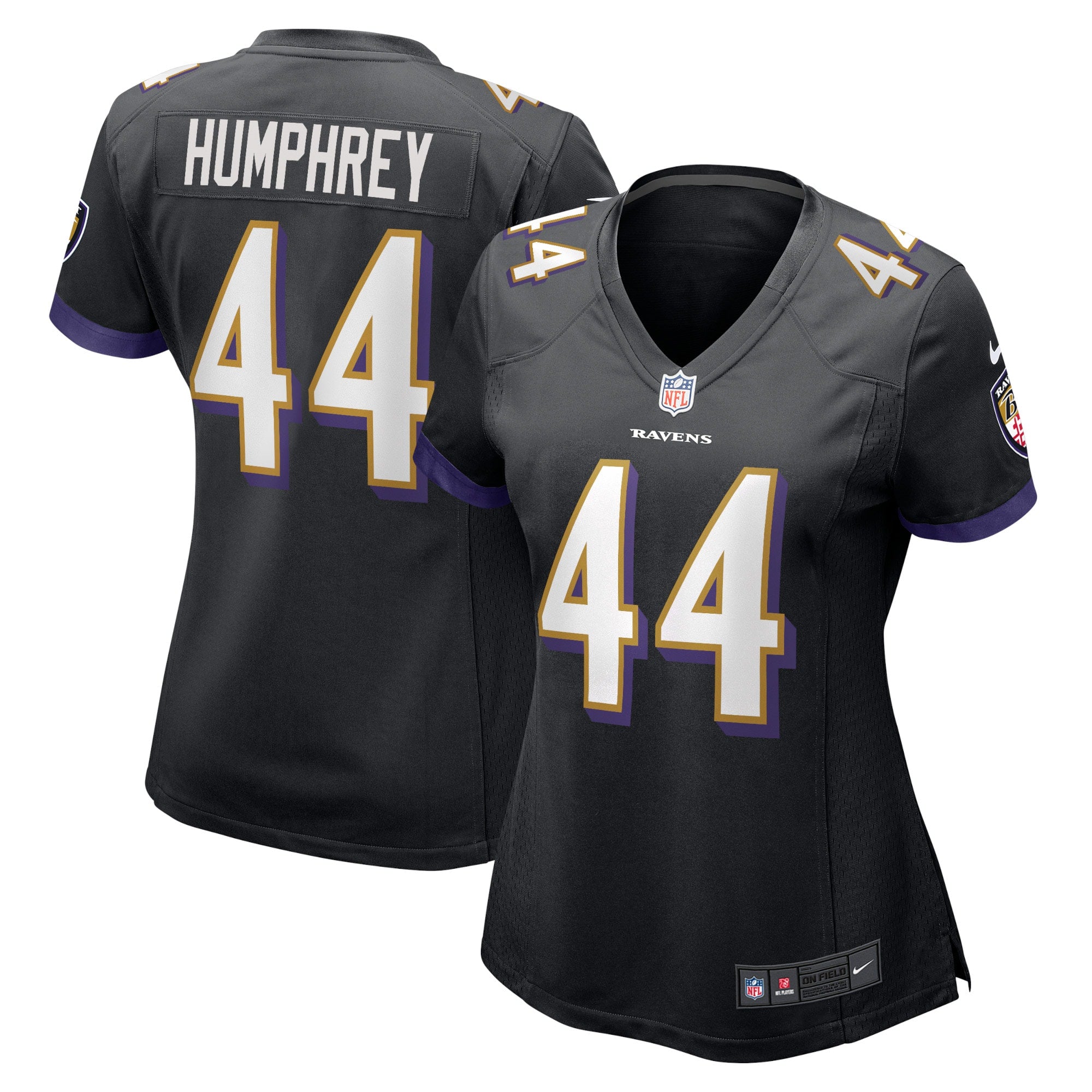 Marlon Humphrey Baltimore Ravens Nike Women s Game Jersey   Black
