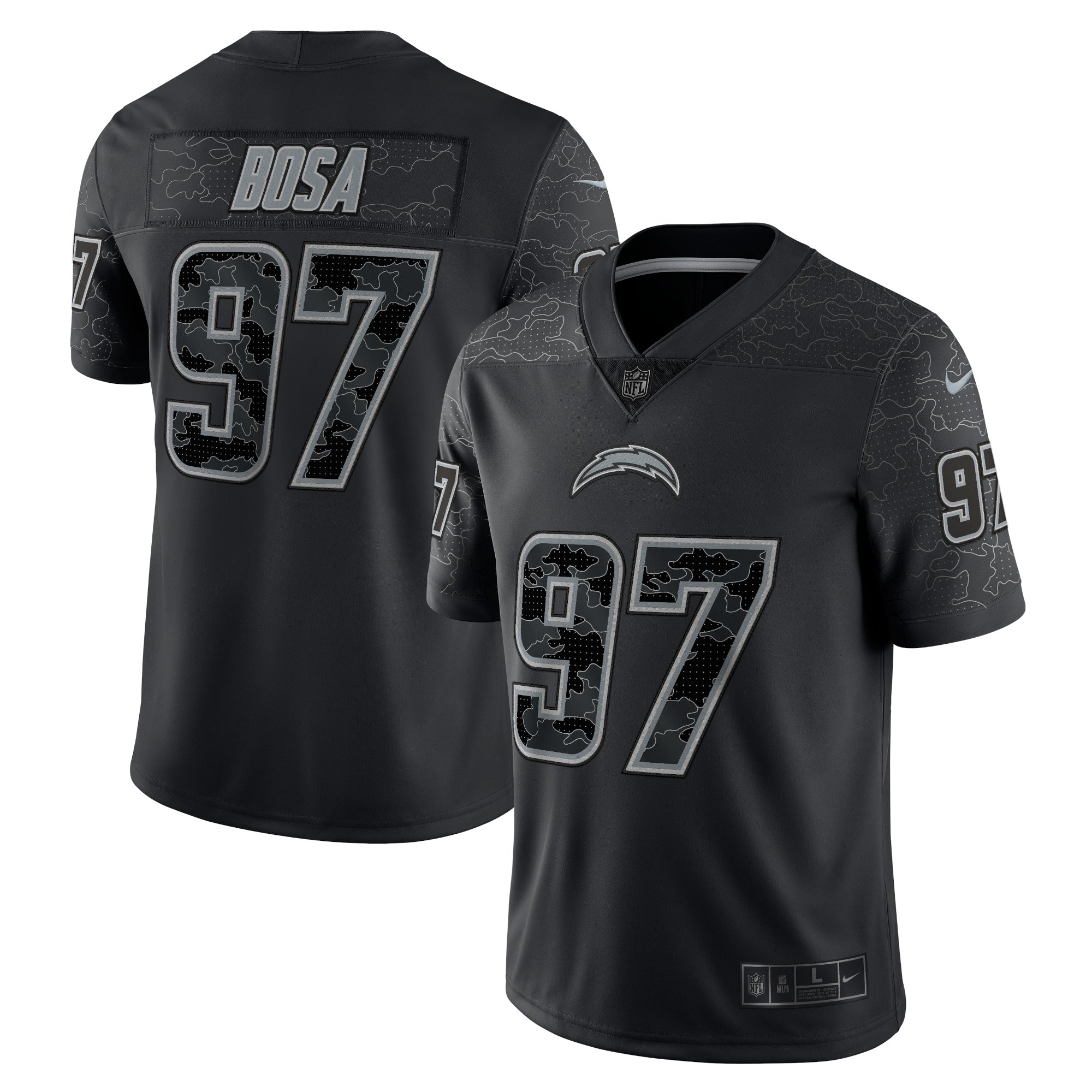 Joey Bosa Los Angeles Chargers Nike RFLCTV Limited Jersey   Black