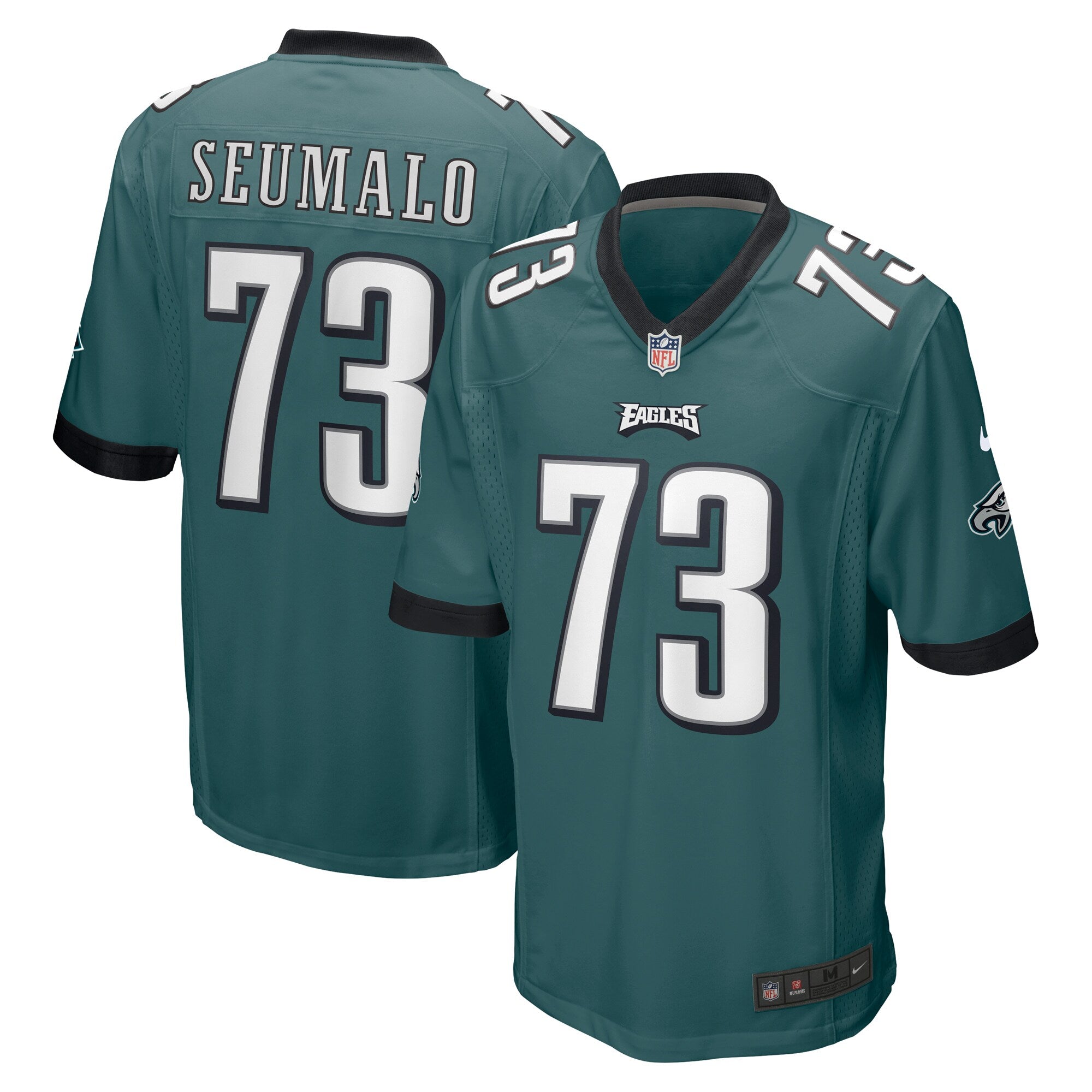 Isaac Seumalo Philadelphia Eagles Nike Game Jersey   Midnight Green