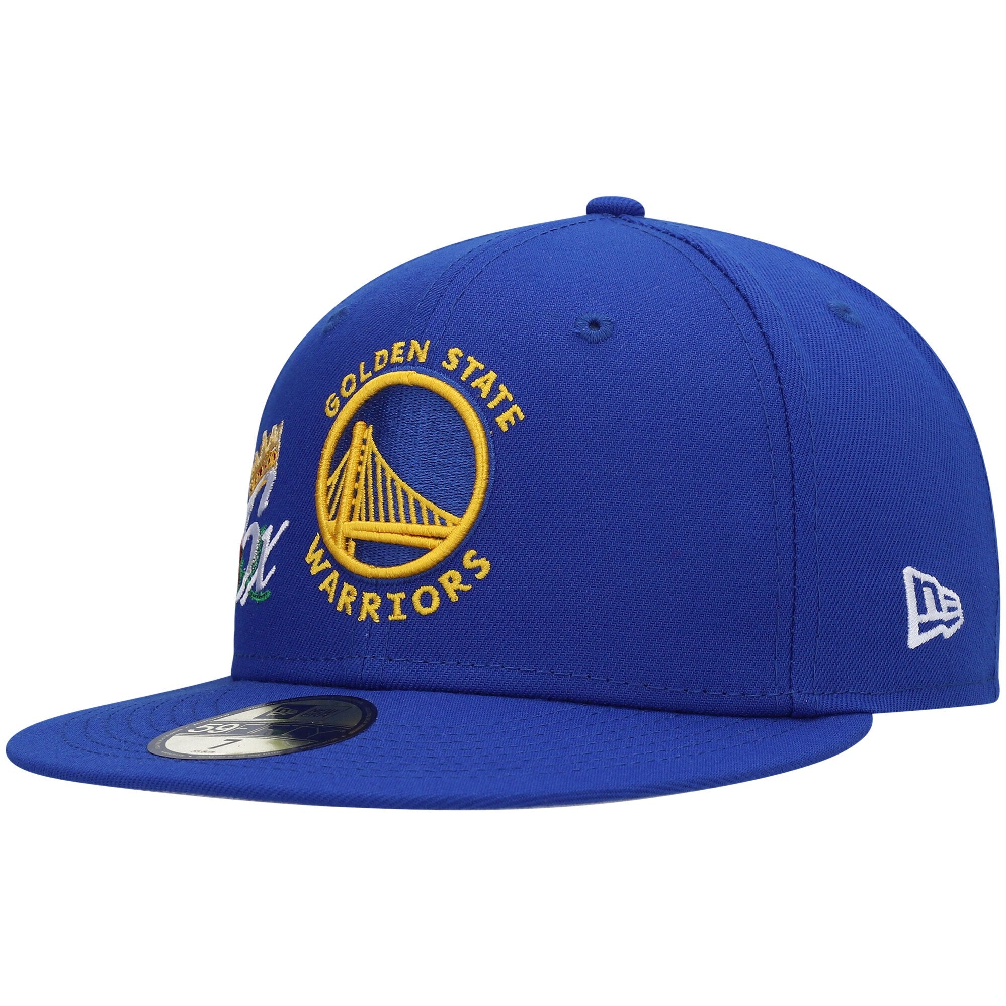 Golden State Warriors New Era 6x NBA Finals Champions Crown 59FIFTY Fitted Hat - Royal