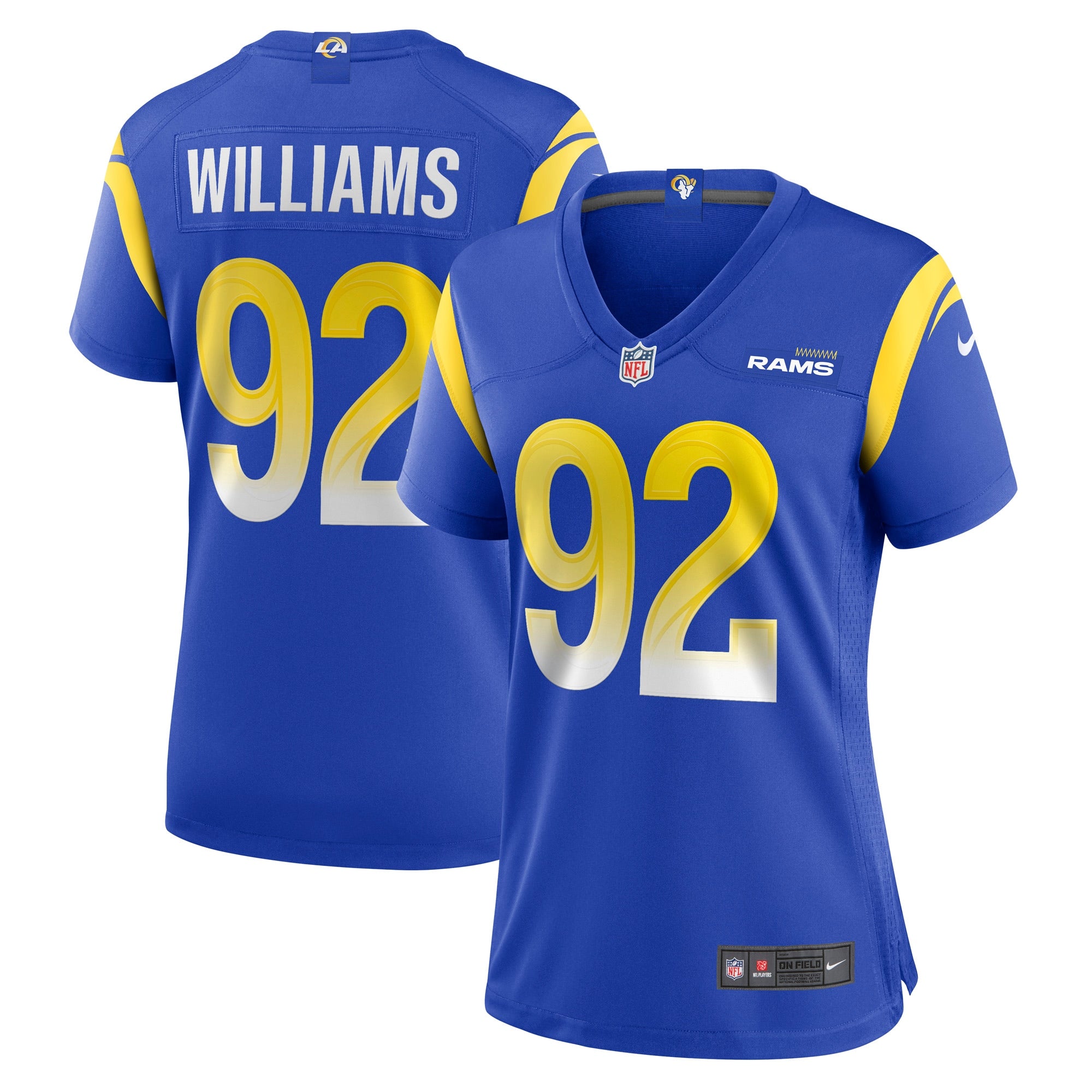 Jonah Williams Los Angeles Rams Nike Women s Game Player Jersey   Royal