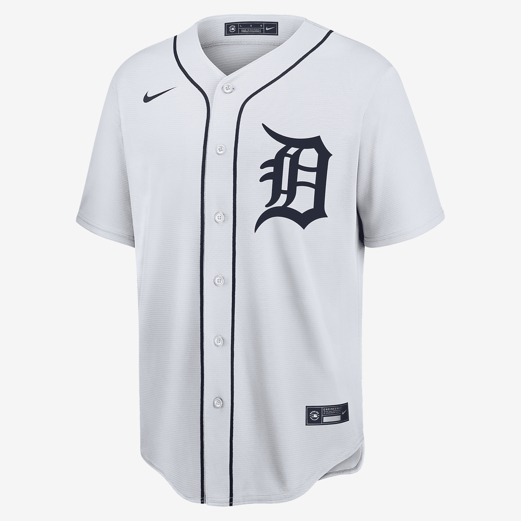 MLB Detroit Tigers Men's Replica Baseball Jersey - White