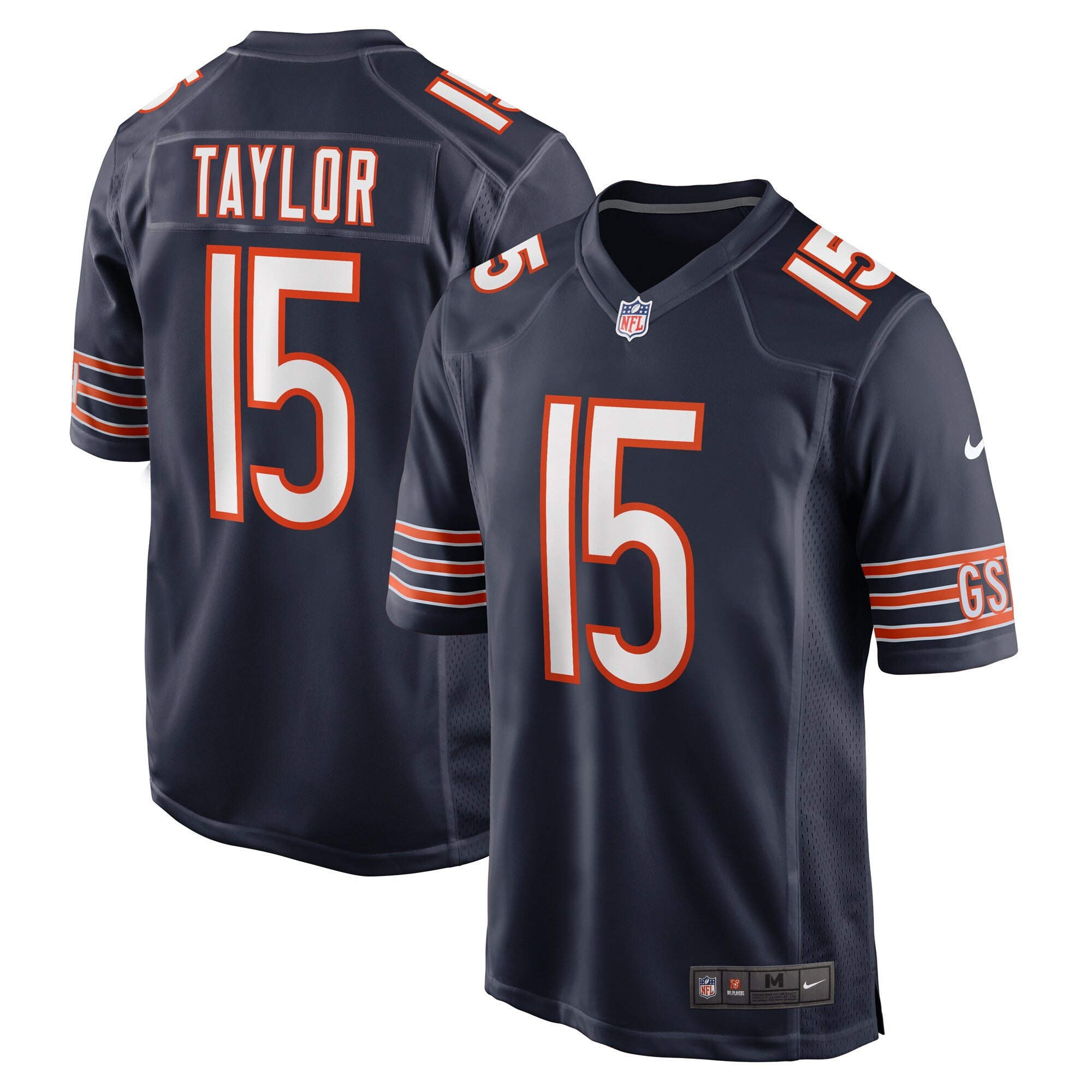 Trent Taylor Chicago Bears Nike Team Game Jersey    Navy