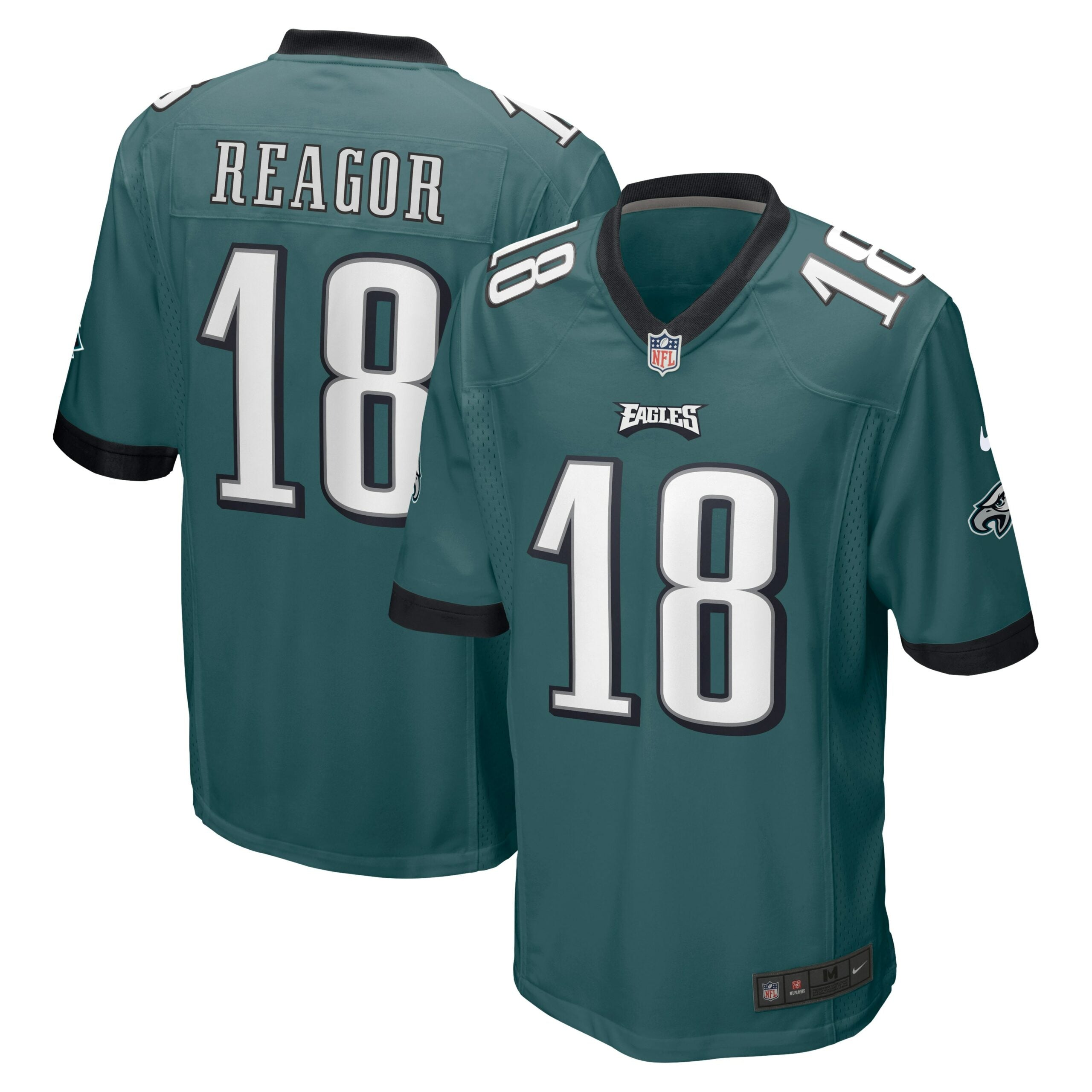 Jalen Reagor Philadelphia Eagles Nike Game Jersey   Midnight Green