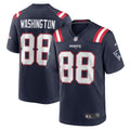 Scotty Washington New England Patriots Nike Home Game Player Jersey   Navy