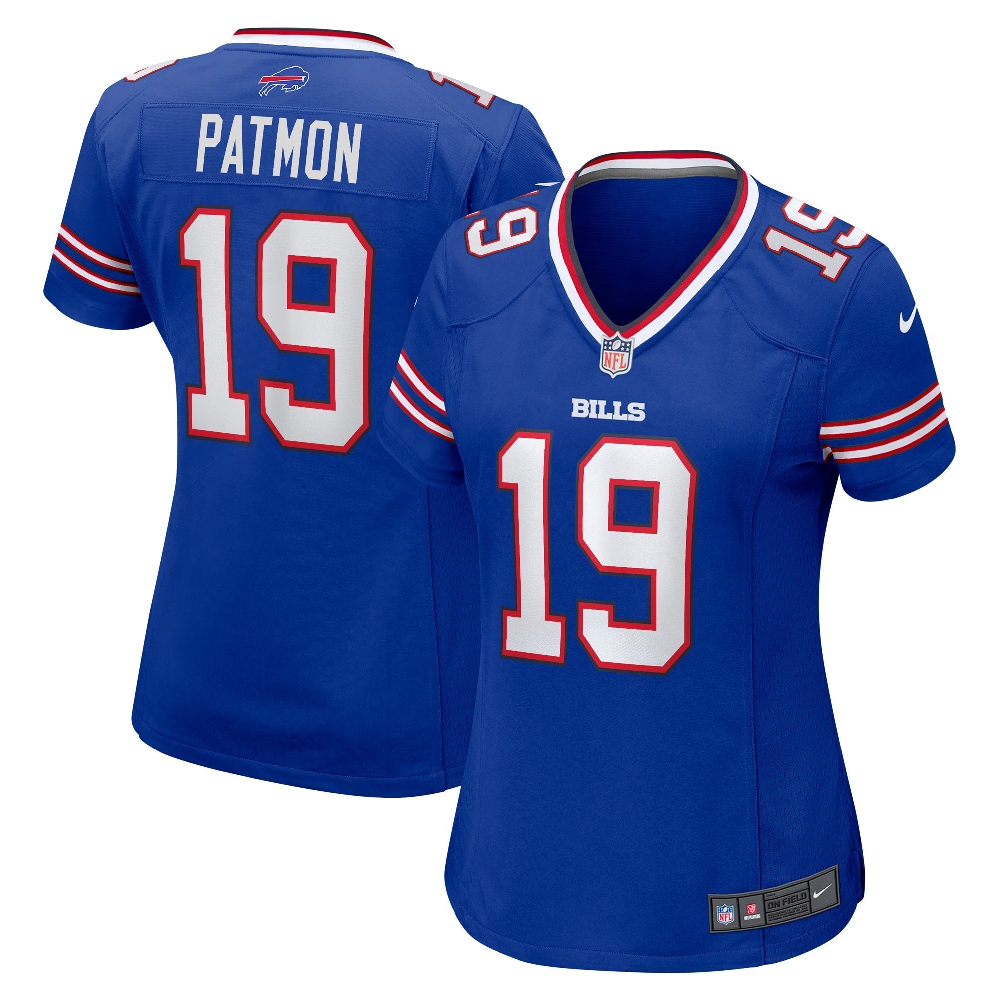 Women s Nike Dezmon Patmon Royal Buffalo Bills Game Player Jersey