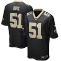 Men s Nike Cesar Ruiz Black New Orleans Saints Game Jersey