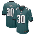Justin Evans Philadelphia Eagles Nike Game Player Jersey   Midnight Green