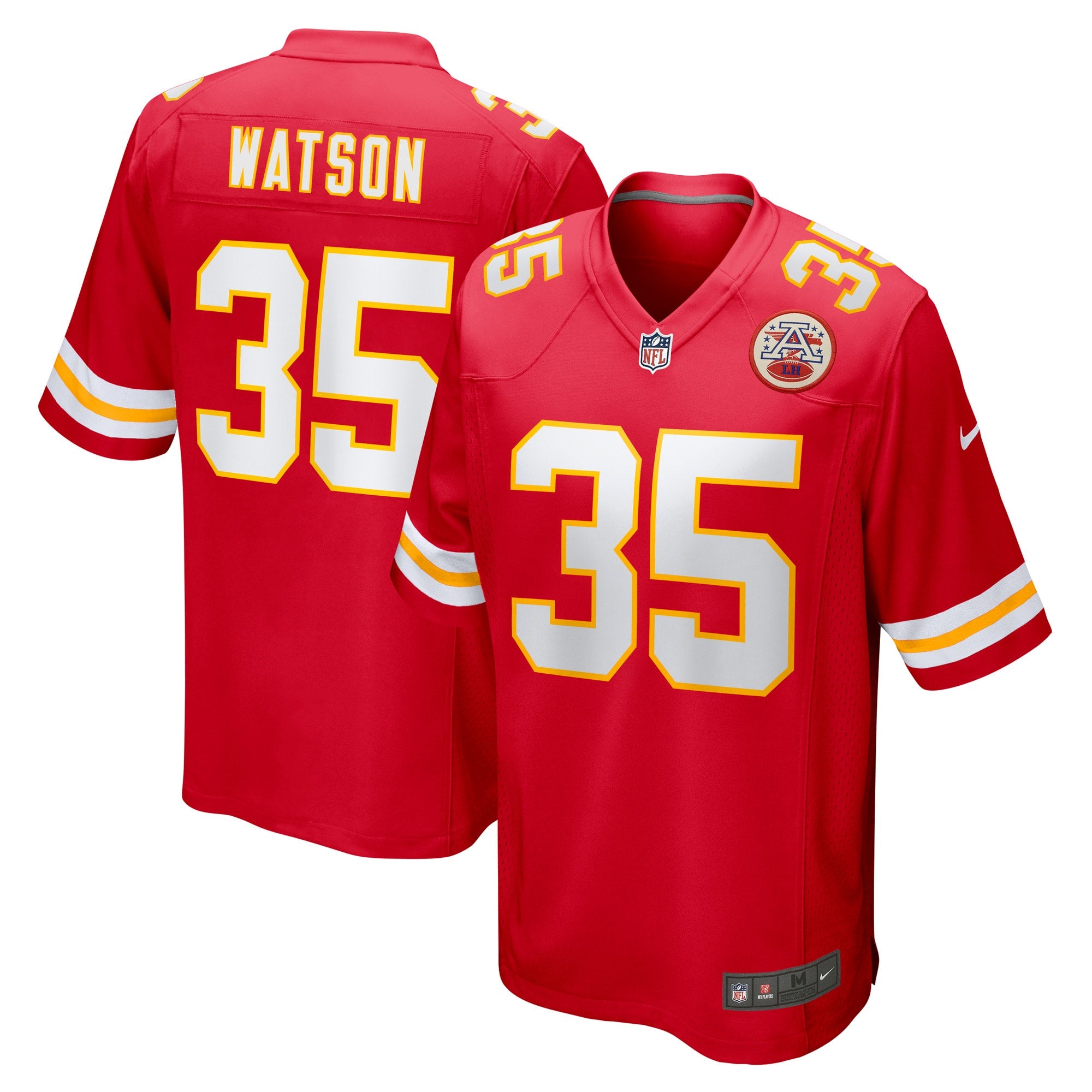 Jaylen Watson Kansas City Chiefs Nike Game Player Jersey   Red