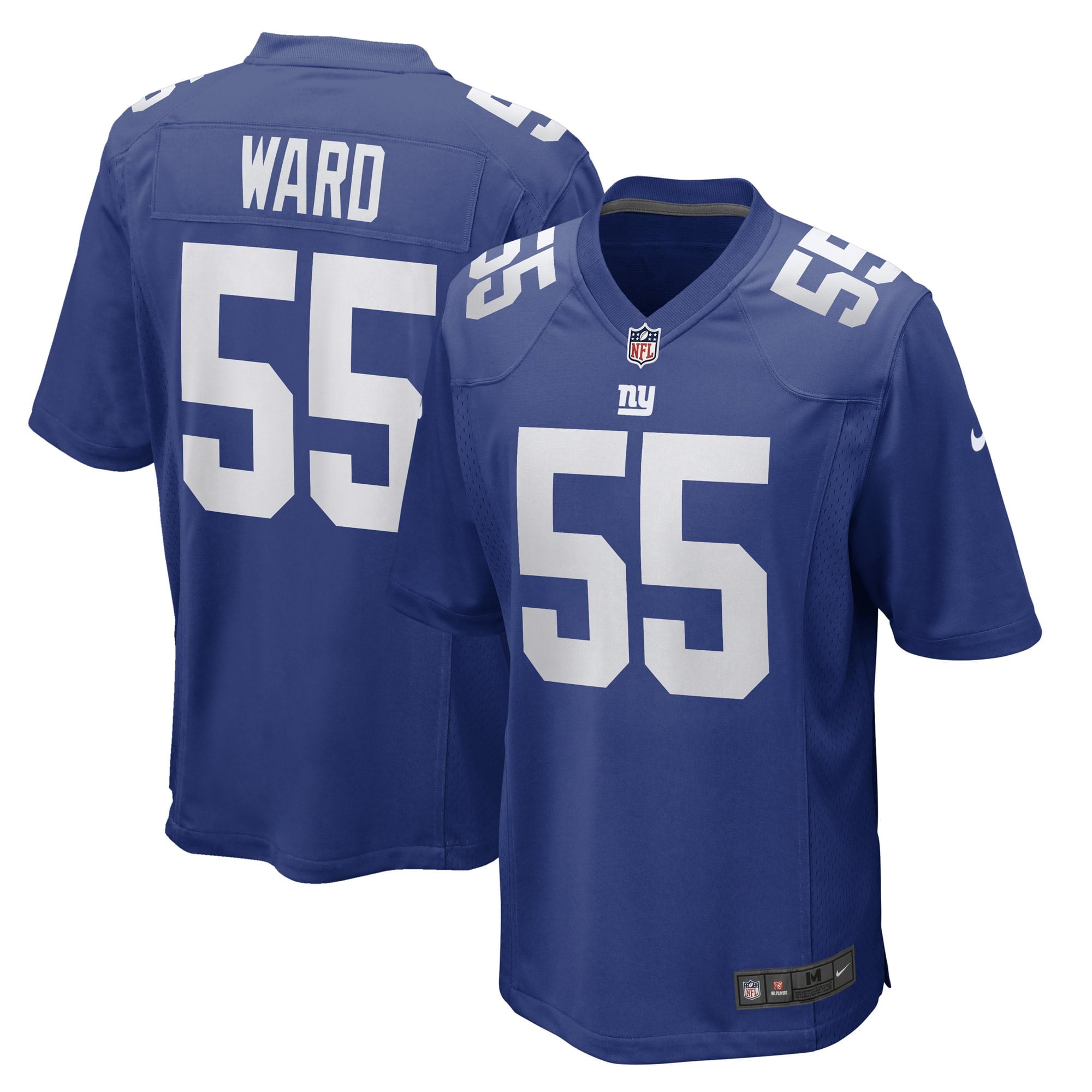 Men s Nike Jihad Ward Royal New York Giants Game Player Jersey