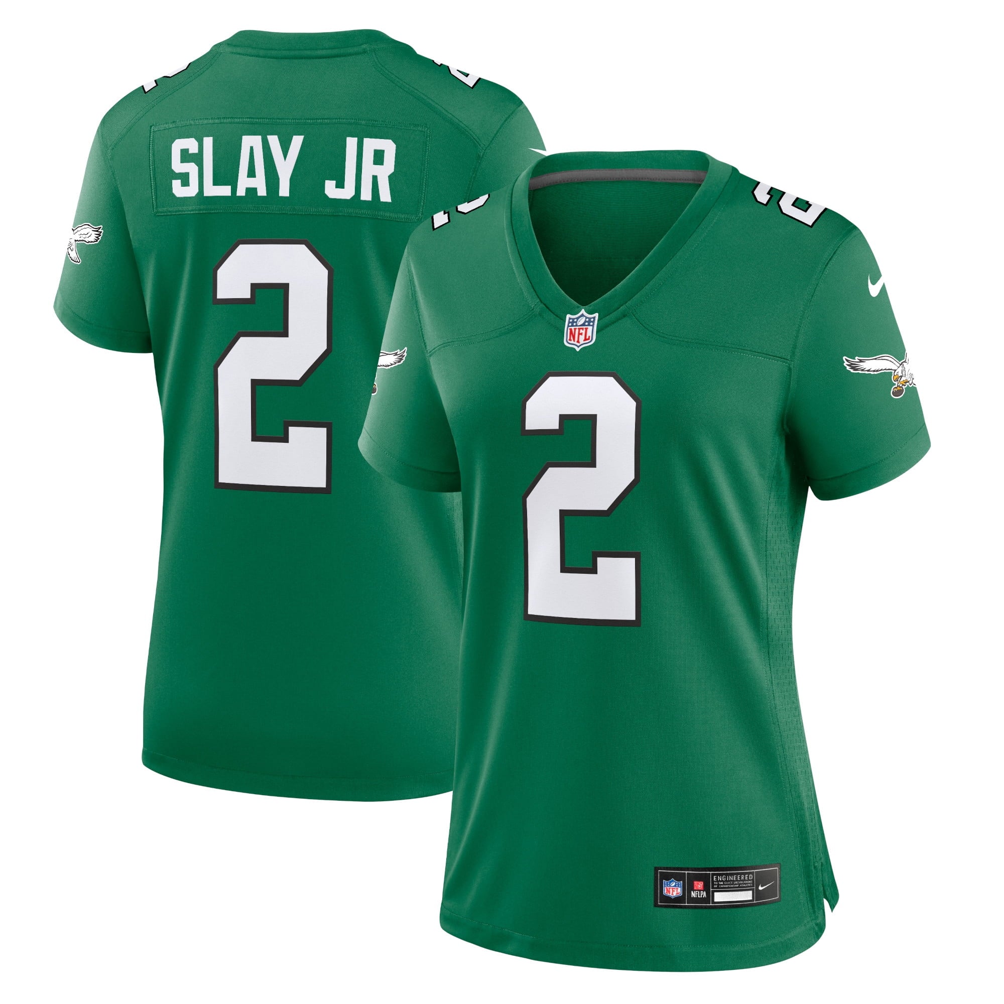 Women s Nike Darius Slay Kelly Green Philadelphia Eagles Alternate Player Game Jersey