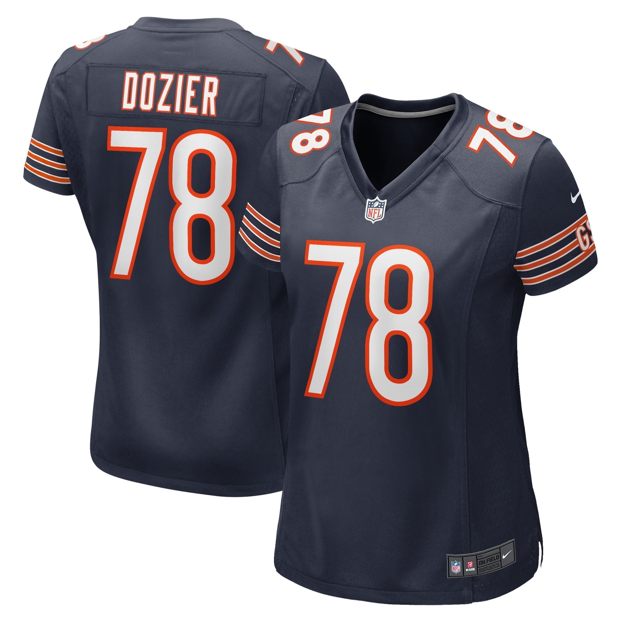 Women s Nike Dakota Dozier Navy Chicago Bears Game Jersey