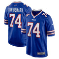 Men s Nike Ryan Van Demark Royal Buffalo Bills Game Player Jersey